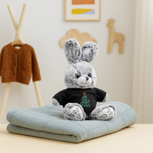 Load image into Gallery viewer, Merry Christmas Rabbit - black