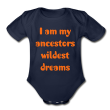 Load image into Gallery viewer, Ancestors Baby Bodysuit - dark navy